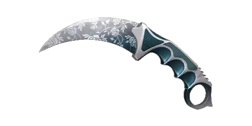 Karambit White Rose